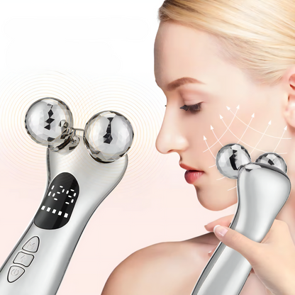 EMS massager, SlimWave Roller, Aymor, facial massager, body massager, reduce fine lines, skin tightening, V-face sculpting, microcurrent technology, electric pulse, facial edema reduction, eye massage, dark circles reduction, eye fatigue relief, full-body massage, muscle relaxation, beauty care, portable massager, lightweight design, multifunctional device, advanced technology, strong battery, Type-C charging, skincare, at-home spa, EMS device, body fatigue relief, arm massage, neck massage, leg massage, ba