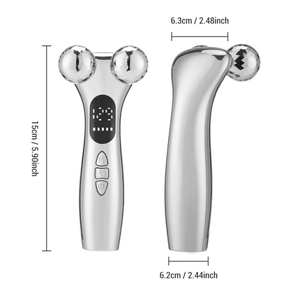 EMS massager, SlimWave Roller, Aymor, facial massager, body massager, reduce fine lines, skin tightening, V-face sculpting, microcurrent technology, electric pulse, facial edema reduction, eye massage, dark circles reduction, eye fatigue relief, full-body massage, muscle relaxation, beauty care, portable massager, lightweight design, multifunctional device, advanced technology, strong battery, Type-C charging, skincare, at-home spa, EMS device, body fatigue relief, arm massage, neck massage, leg massage, ba